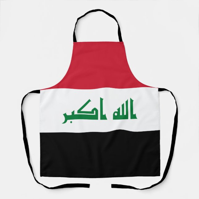 Delantal Bandera de Iraq (Anverso)