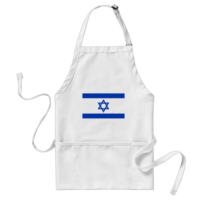 Delantal Bandera de Israel (Frente)