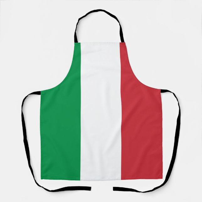 Delantal Bandera de Italia (Anverso)