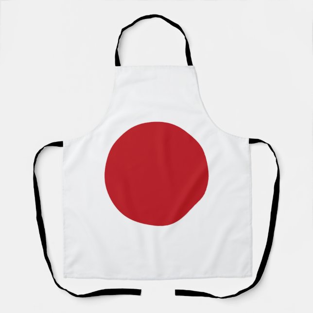 Delantal Bandera de Japón (Anverso)