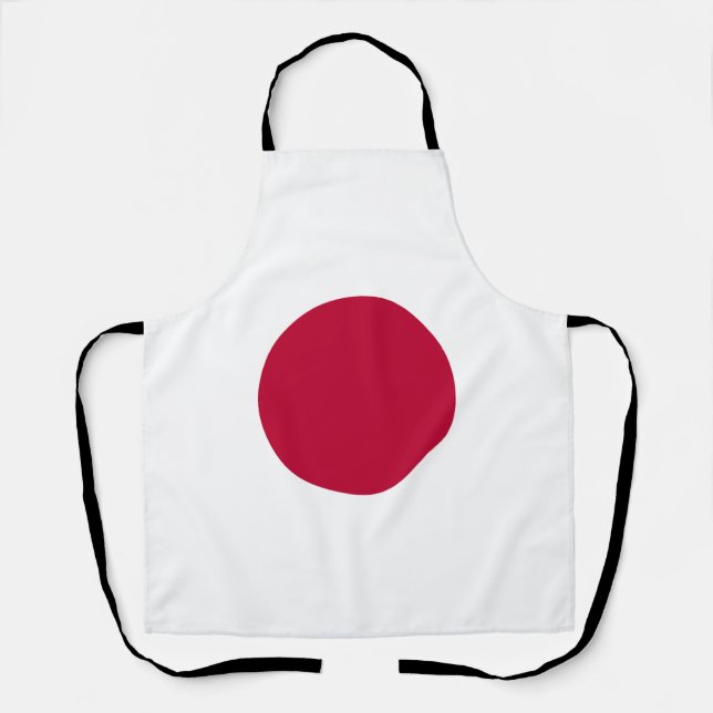 Delantal Bandera de Japón (Anverso)
