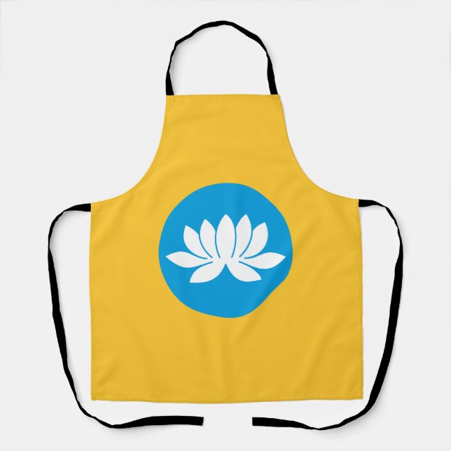 Delantal Bandera de Kalmukia (Anverso)