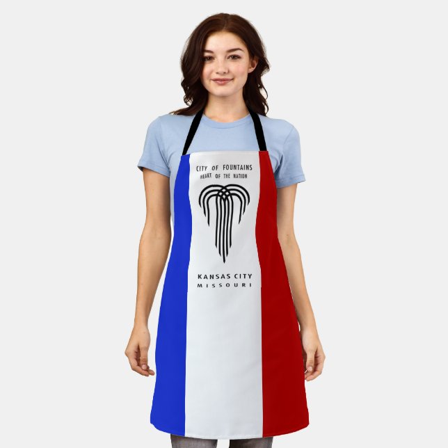 Delantal Bandera de Kansas City Apron (Gastado)