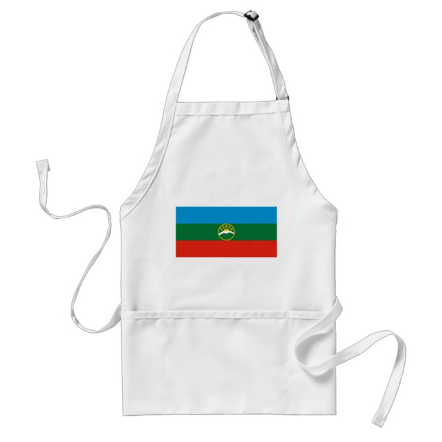 Delantal Bandera de Karachay Cherkessia (Frente)