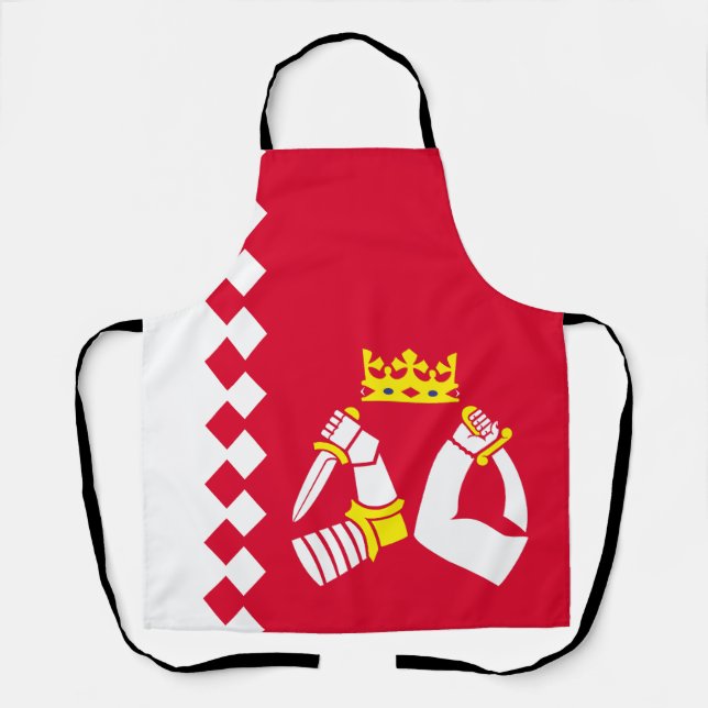 Delantal Bandera de Karelia del Norte (Anverso)