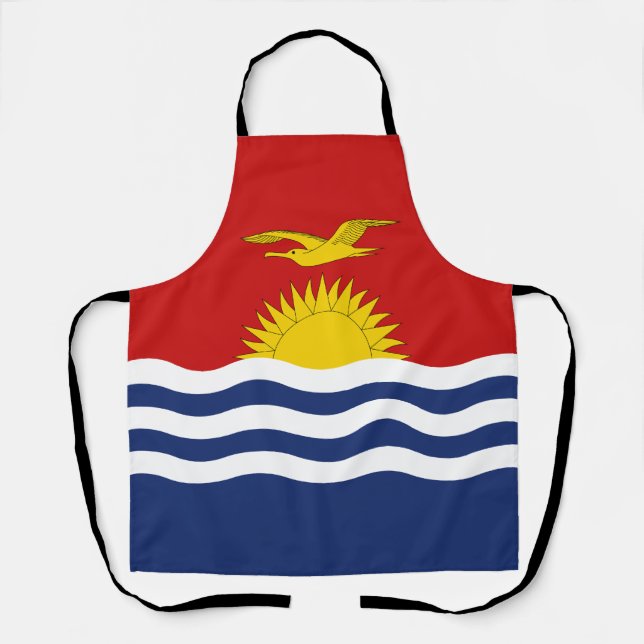 Delantal Bandera de Kiribati (Anverso)