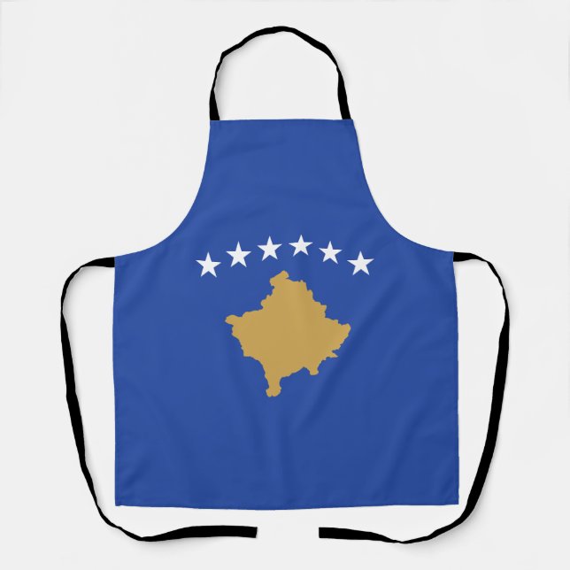 Delantal Bandera de Kosovo (Anverso)