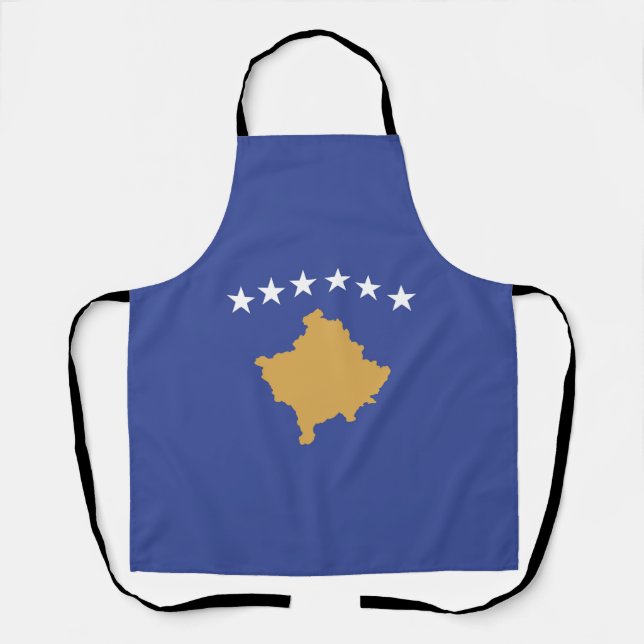 Delantal Bandera de Kosovo (Anverso)