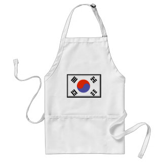 Delantal Bandera de la Corea del Sur