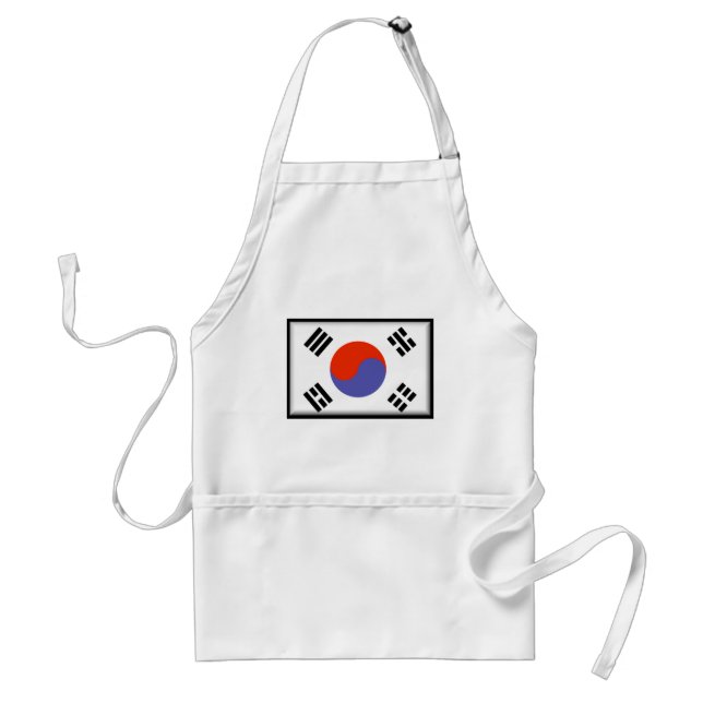 Delantal Bandera de la Corea del Sur (Frente)