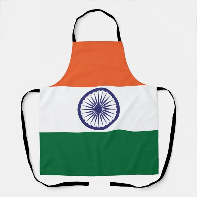 Delantal Bandera de la India (Anverso)