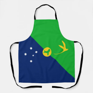 Delantal Bandera de la Isla de Navidad