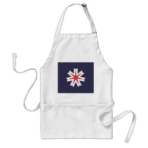Delantal Bandera de la prefectura de Hokkaido, Japón