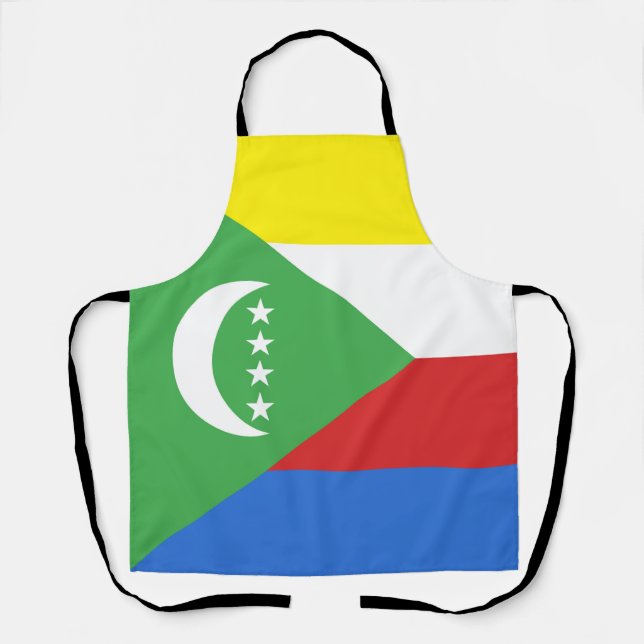 Delantal Bandera de las Comoras (Anverso)