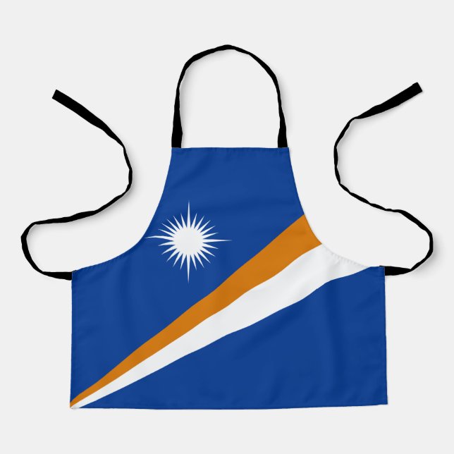 Delantal Bandera de las Islas Marshall (Anverso)