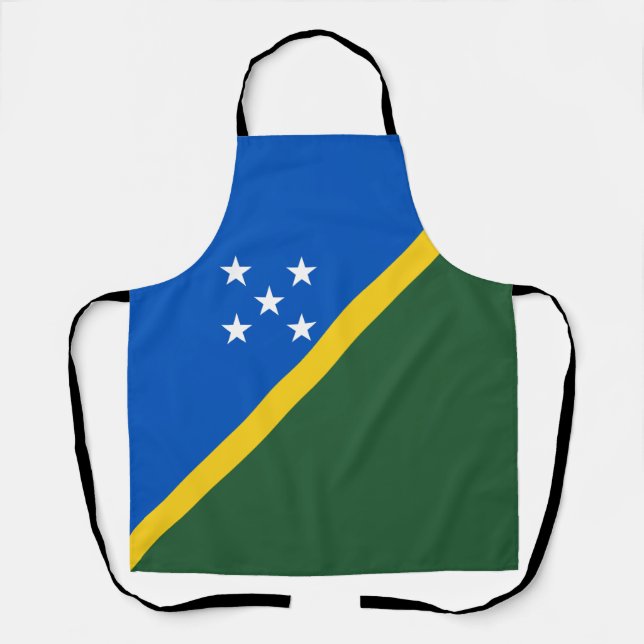 Delantal Bandera de las Islas Salomón (Anverso)