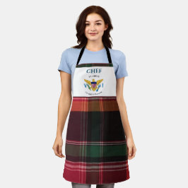 Delantal Bandera de las Islas Vírgenes de Estados Unidos US