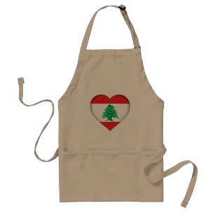 Delantal Bandera de Líbano