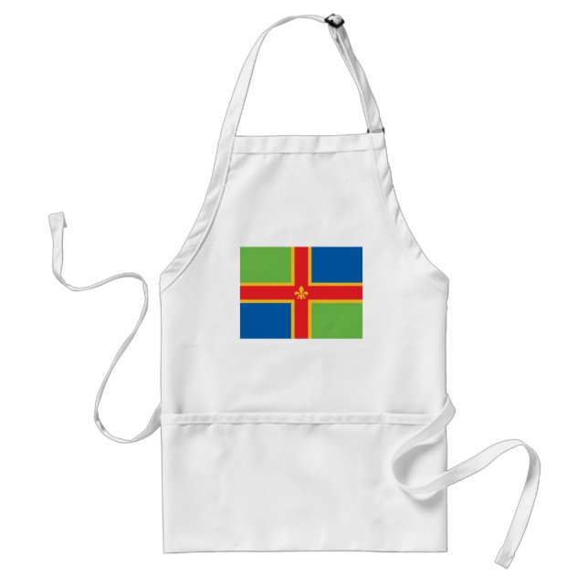 Delantal Bandera de Lincolnshire (Frente)