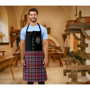 Delantal Bandera de los Clan Borthwick y Tartan Kilt