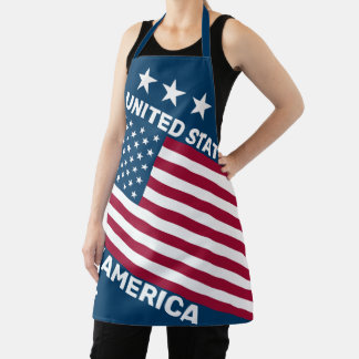Delantal Bandera de los Estados Unidos de América