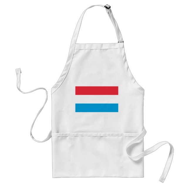 Delantal Bandera de Luxemburgo (Frente)