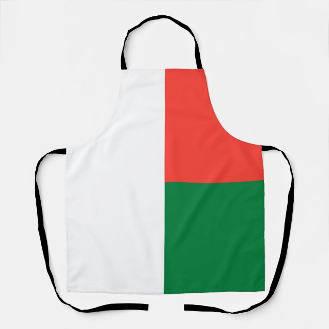 Delantal Bandera de Madagascar (Anverso)
