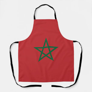Delantal Bandera de Marruecos