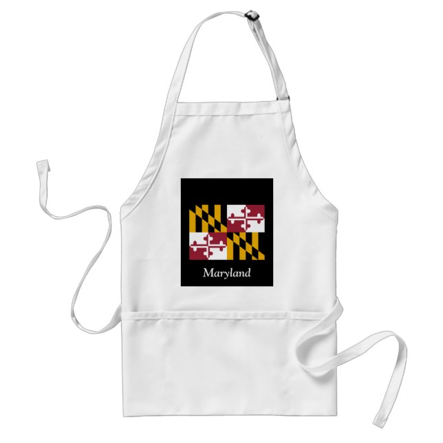Delantal Bandera de Maryland (Frente)
