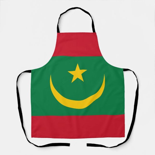 Delantal Bandera de Mauritania (Anverso)