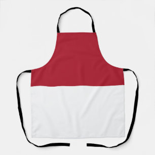 Delantal Bandera de Mónaco