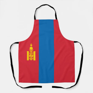 Delantal Bandera de Mongolia