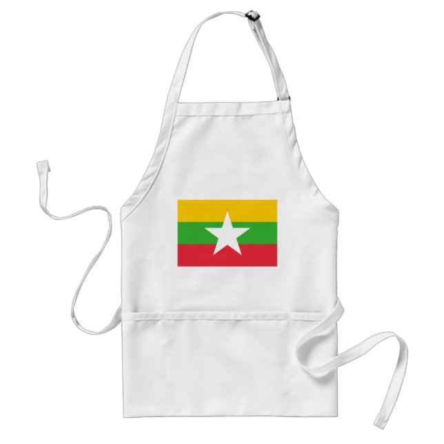 Delantal Bandera de Myanmar (Frente)