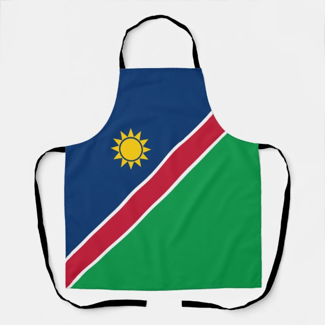 Delantal Bandera de Namibia (Anverso)