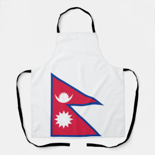 Delantal Bandera de Nepal
