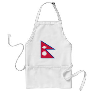 Delantal Bandera de Nepal