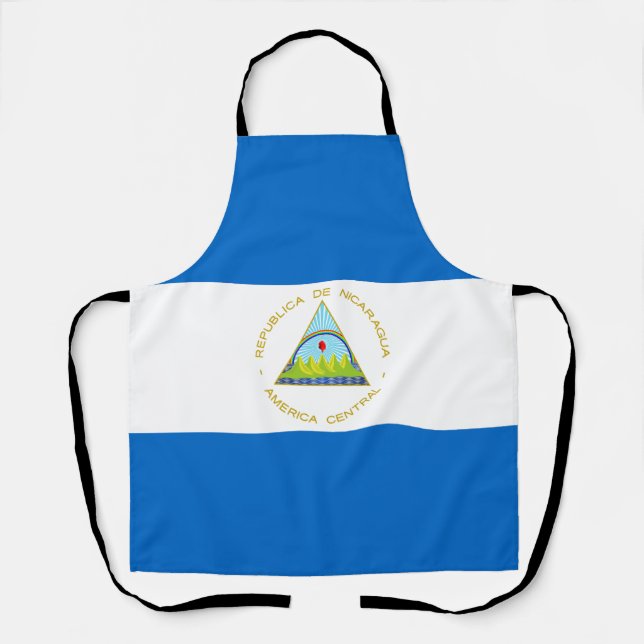 Delantal Bandera de Nicaragua (Anverso)