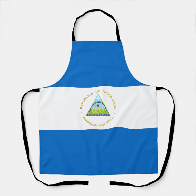 Delantal Bandera de Nicaragua (Anverso)