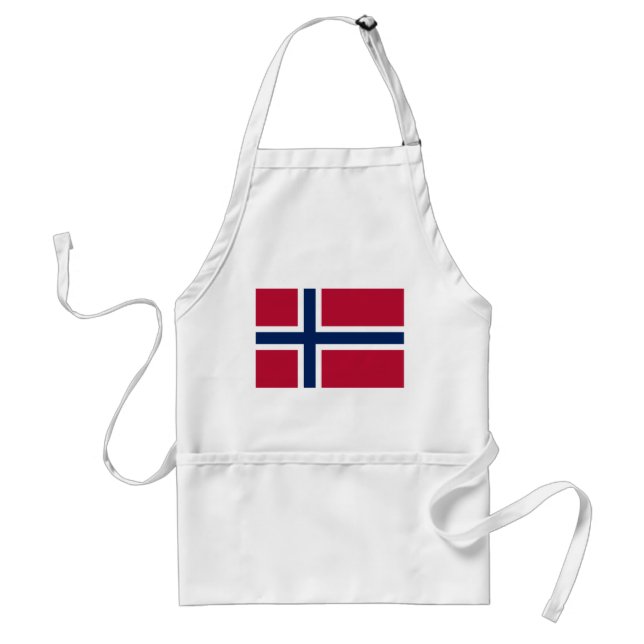 Delantal Bandera de Noruega (Frente)