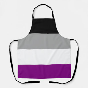 Delantal Bandera de Orgullo Asexual