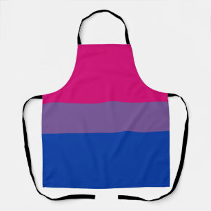 Delantal Bandera de orgullo bisexual