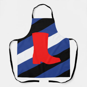 Delantal Bandera de Orgullo de Bota