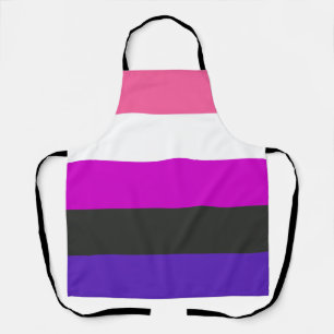 Delantal Bandera de orgullo genderfluid