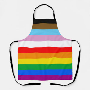 DELANTAL BANDERA DE ORGULLO INCLUSIVO LGBTQ+