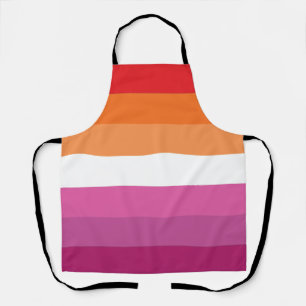 Delantal Bandera de orgullo lésbico
