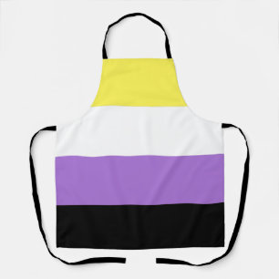 Delantal Bandera de Orgullo no binaria