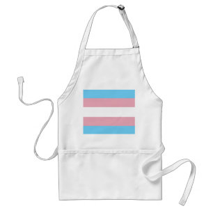 Delantal bandera de orgullo transgénero de SlipperyJoe dive