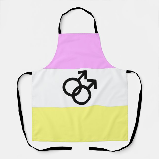 Delantal Bandera de Orgullo Twink (Anverso)