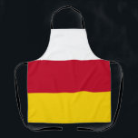 Delantal Bandera de Osetia del Norte<br><div class="desc">Bandera patriótica de Osetia del Norte Alania.</div>