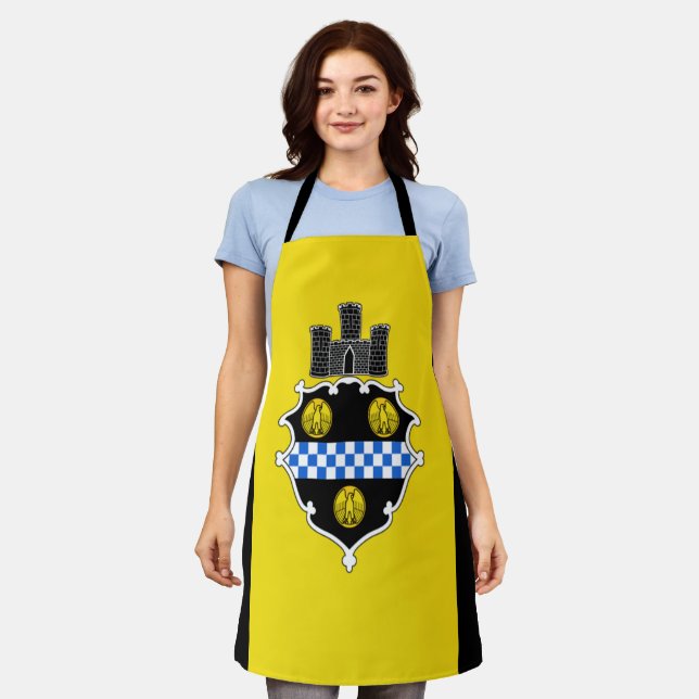 Delantal Bandera de Pittsburgh City Apron (Gastado)